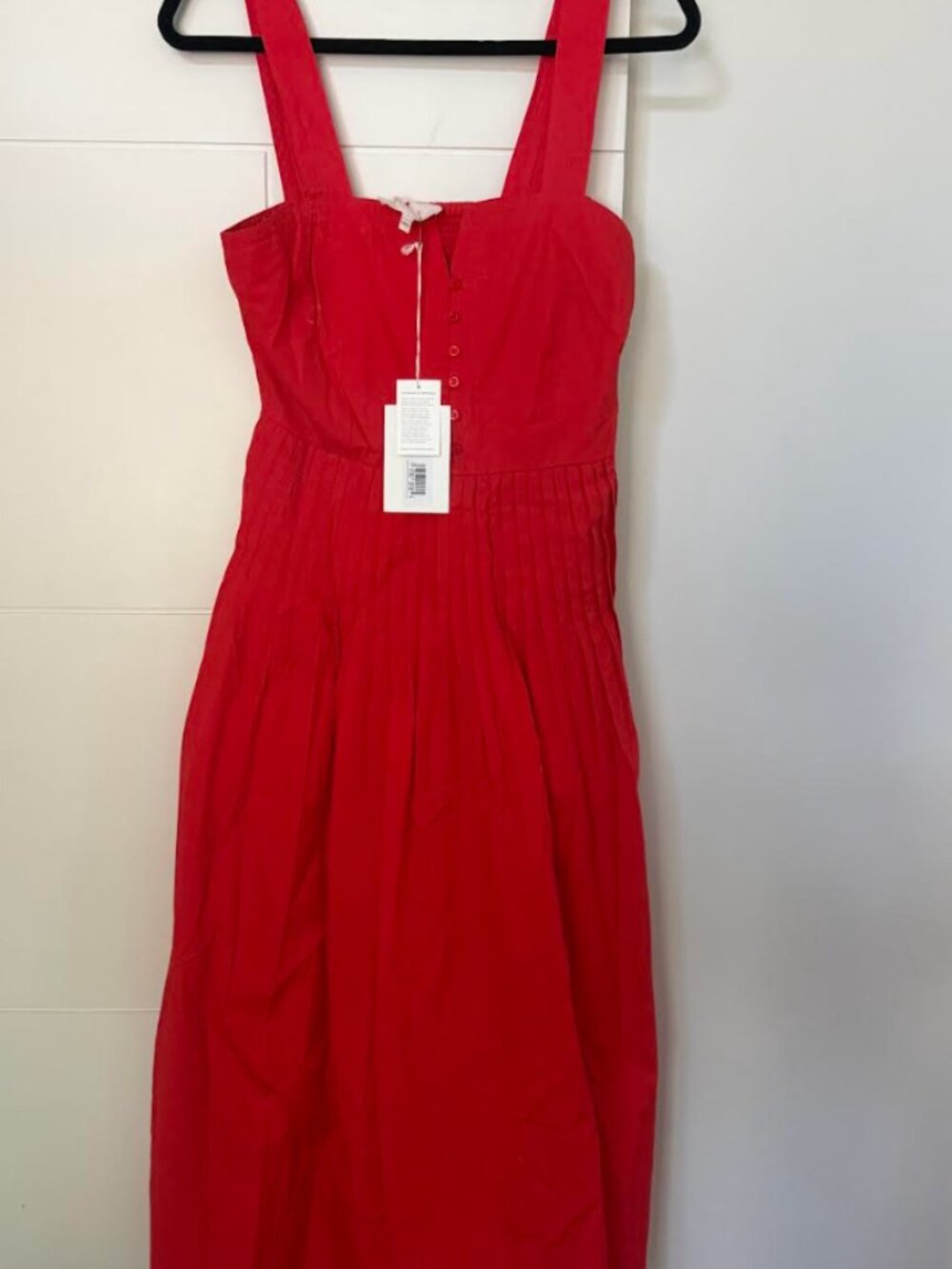 The Great The Day Break Midi Dress Size in red - Picture 3 of 3